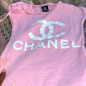 Chanel shirt that goes with black skirt in closet